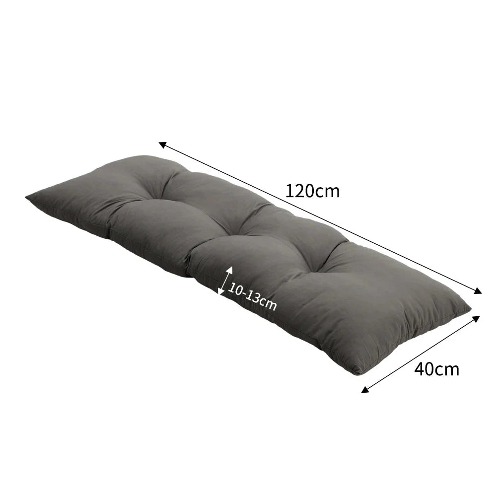 BENCHLUX – Plush Tufted Outdoor Bench Cushion for All-Season Comfort