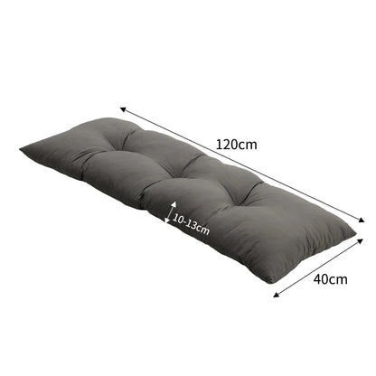 BENCHLUX – Plush Tufted Outdoor Bench Cushion for All-Season Comfort