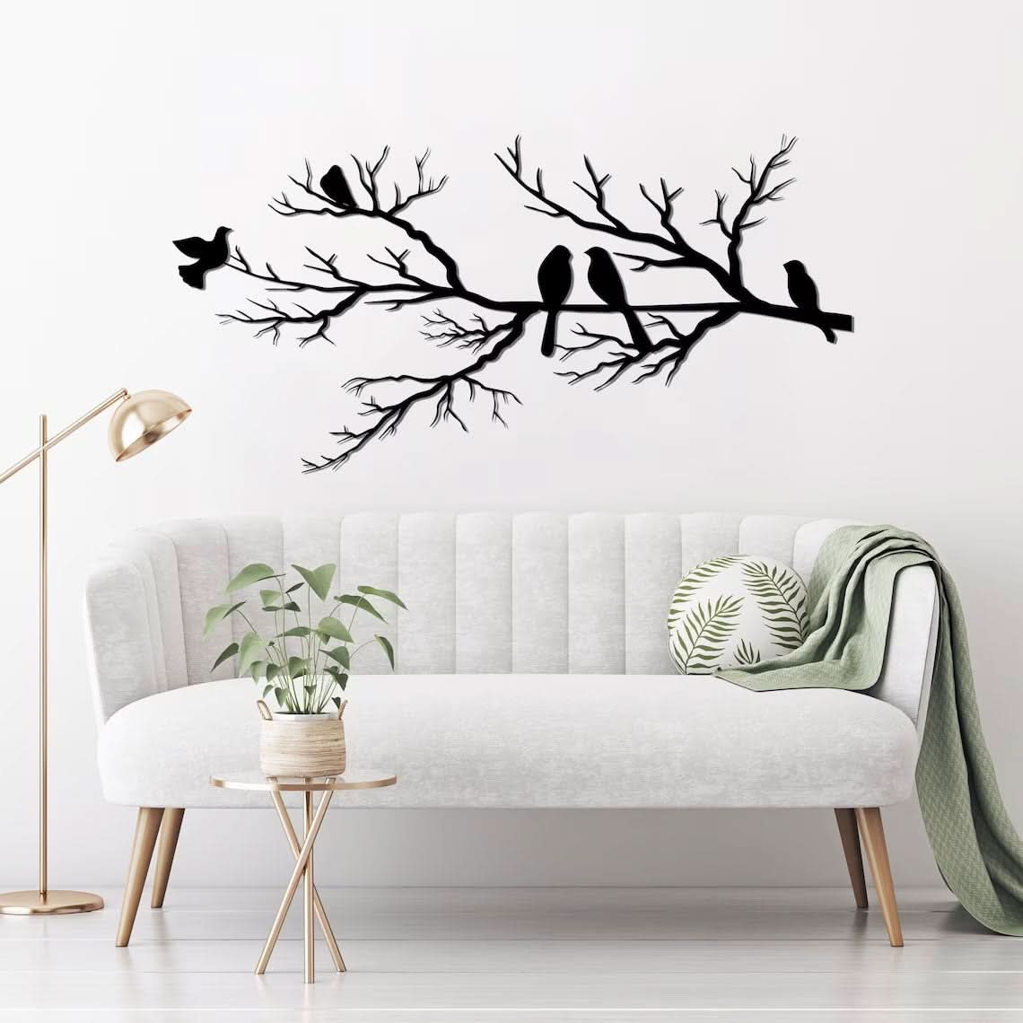 BIRDWING ART – Metal Wall Decoration with Birds for Elegant Living