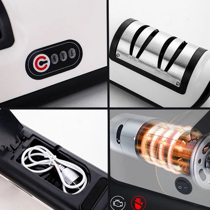 BLADECHARGE – Automatic Electric Knife Sharpener with 3-Speed Functionality
