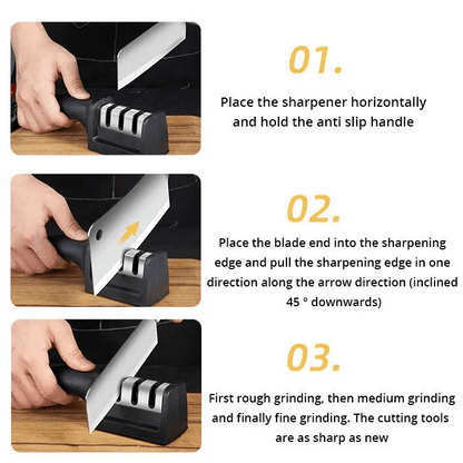BLADESWIFT – Multi-Functional Knife Sharpener Handheld Tool for Quick Sharpening