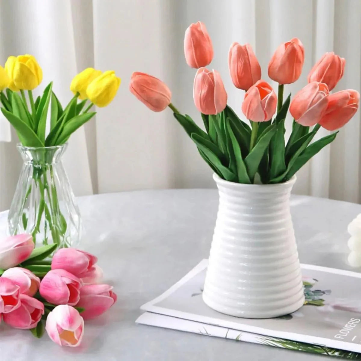 BLOOMTOUCH TULIP – Real Touch Artificial Tulips for Elegant Decor
