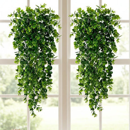 BOTANILUX – Faux Eucalyptus Hanging Greenery UV Resistant Home Decor