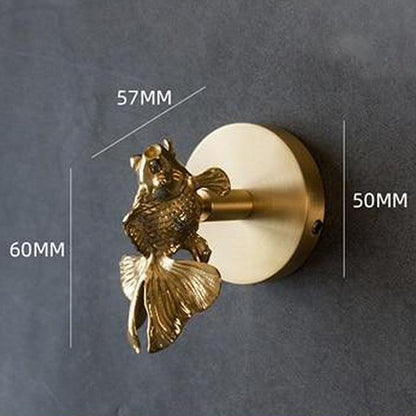 BRASSBEAST – Decorative Brass Animal Coat Rack with Gold Finish
