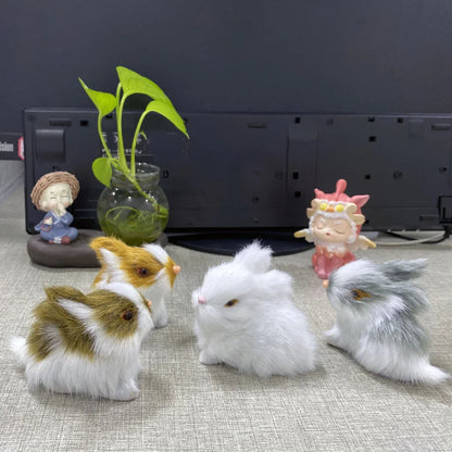 BUNNIVA – Easter Bunny Art Sculpture Set for Elegant Home Decor