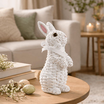 BUNNORA – Whimsical Resin Rabbit Ornament for Garden & Easter Decor