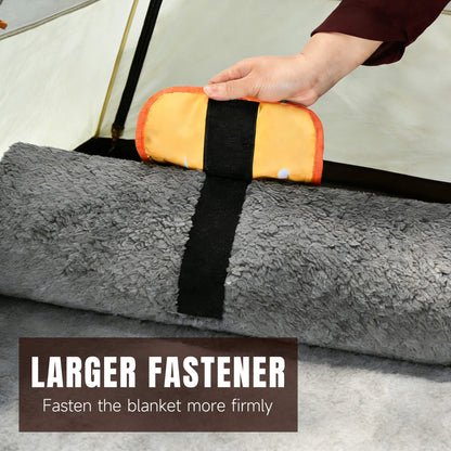 Waterproof Stadium Blanket with Sherpa Lining for Stadium 51''×59''