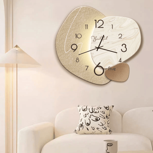 CALMSWEEP – Silent Scandinavian Wall Clock for Minimalist Interiors