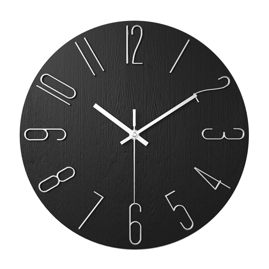 CASAORA – Modern Minimalist Wall Clock with Silent Movement