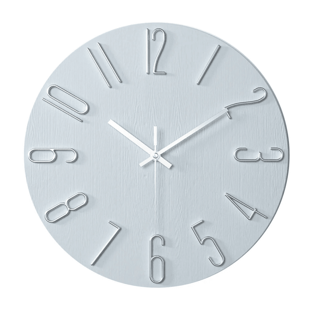 CASAORA – Modern Minimalist Wall Clock with Silent Movement