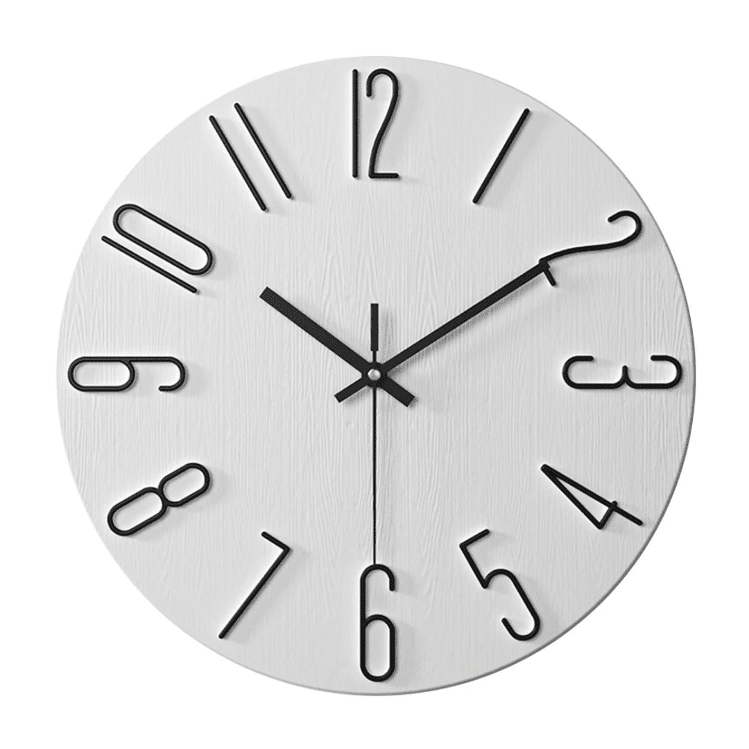 CASAORA – Modern Minimalist Wall Clock with Silent Movement