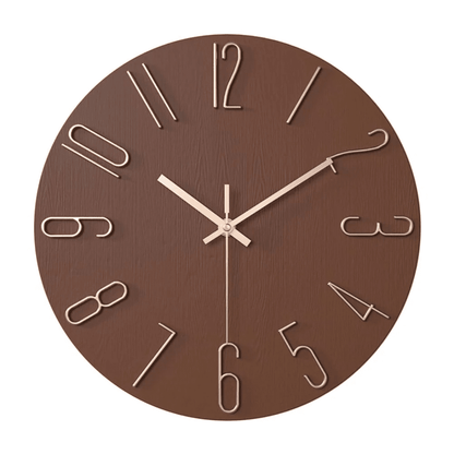 CASAORA – Modern Minimalist Wall Clock with Silent Movement