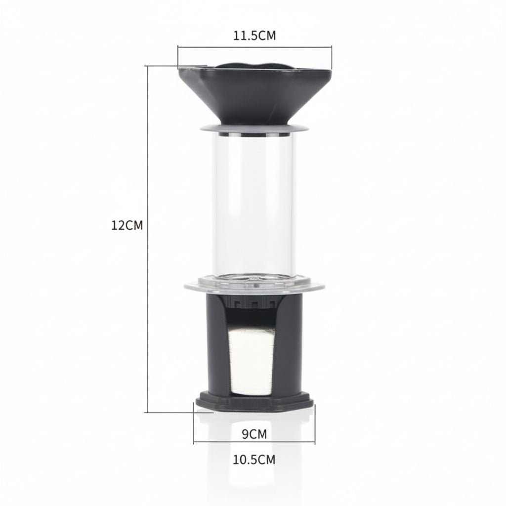 CHEFBUZZ – Portable French Press Coffee Maker with Durable Reusable Filter