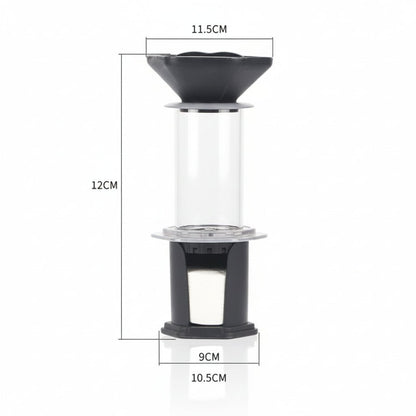 CHEFBUZZ – Portable French Press Coffee Maker with Durable Reusable Filter