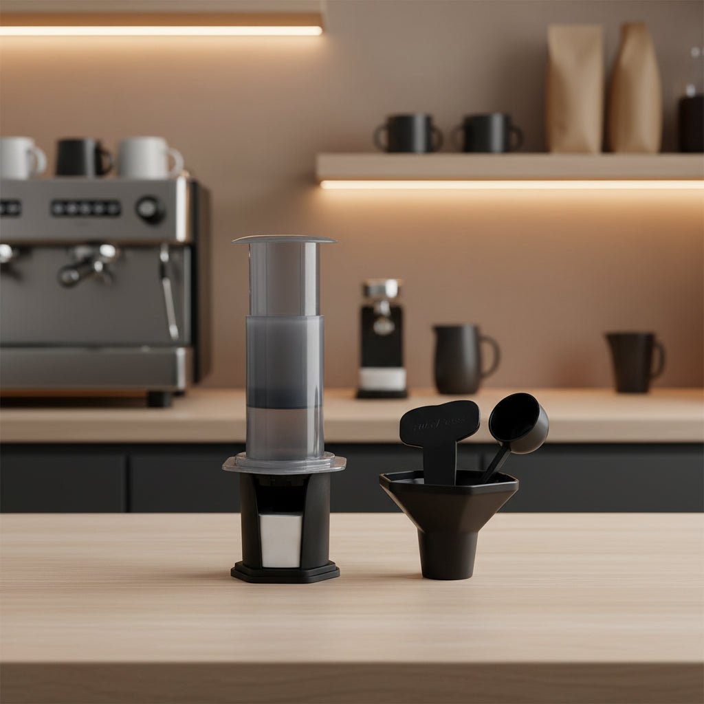CHEFBUZZ – Portable French Press Coffee Maker with Durable Reusable Filter
