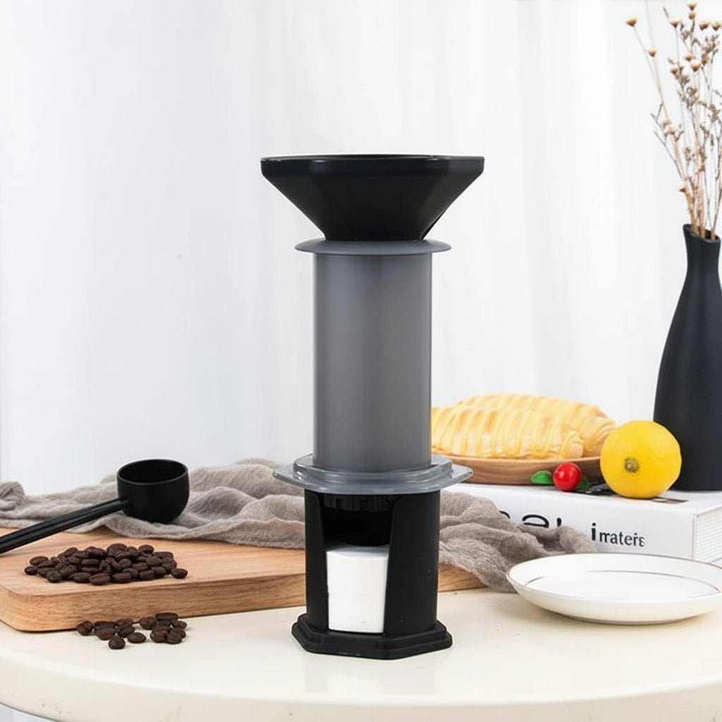 CHEFBUZZ – Portable French Press Coffee Maker with Durable Reusable Filter