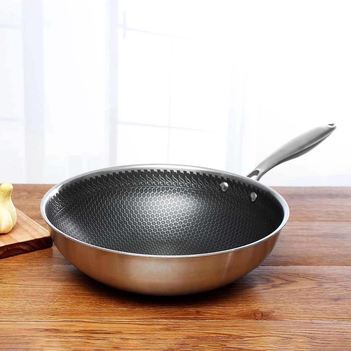 ChefSteel Pan – Stainless Steel Non-Stick Frying Pan for Effortless Cooking