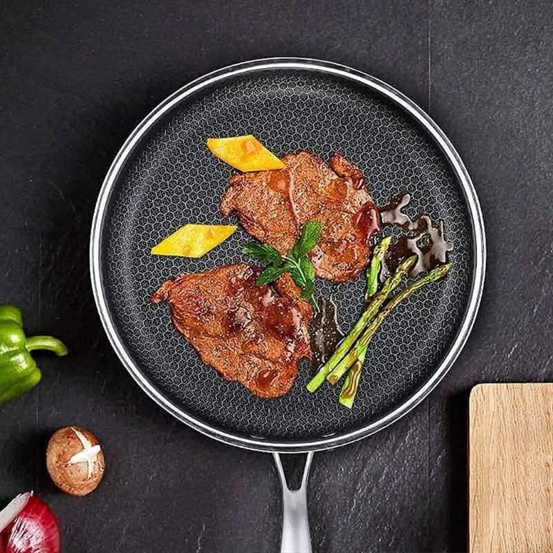 ChefSteel Pan – Stainless Steel Non-Stick Frying Pan for Effortless Cooking