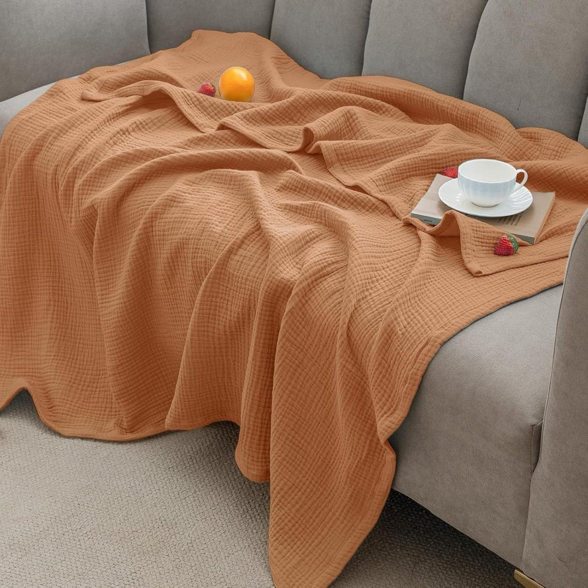 CHILLNÉ – Cooling Cotton Blanket Designed for Breathable Night Comfort