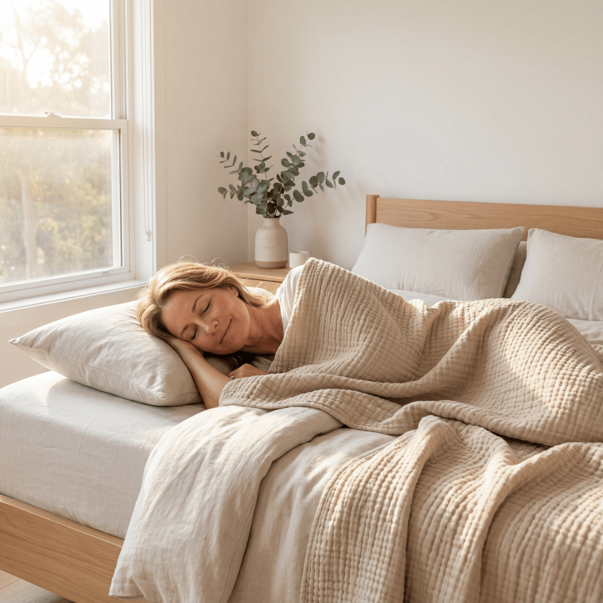 CHILLNÉ – Cooling Cotton Blanket Designed for Breathable Night Comfort