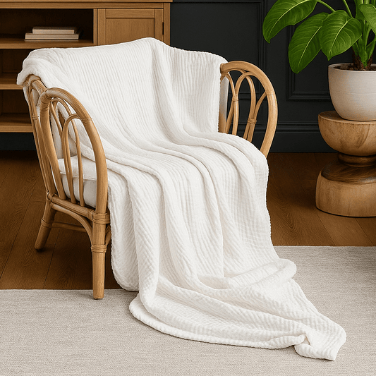 CHILLNÉ – Cooling Cotton Blanket Designed for Breathable Night Comfort