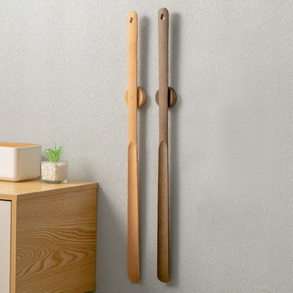 CLASSIHORN – Long Handle Wooden Shoehorn for Effortless Shoe Wearing