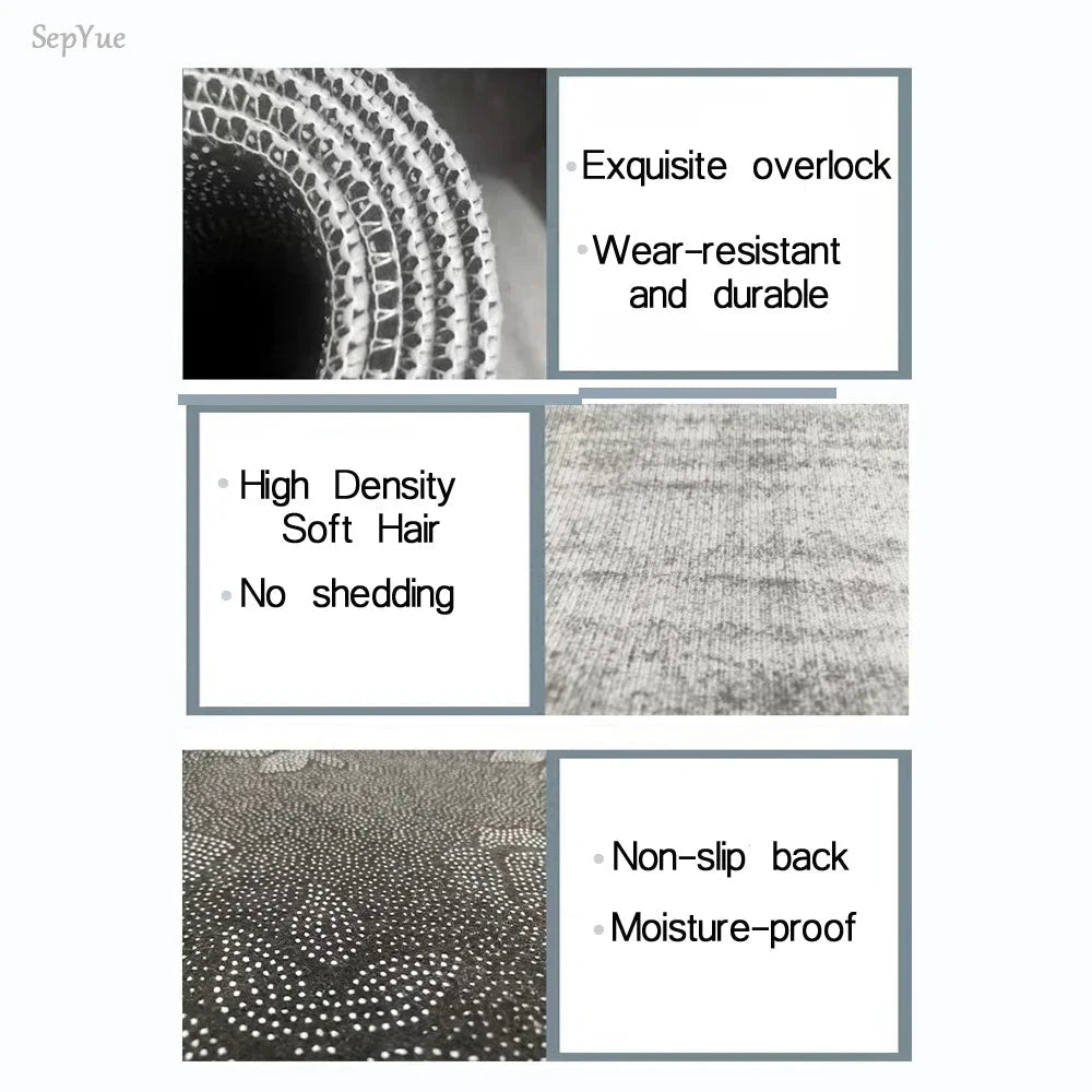 CLEANLY SOFTSTEP – Non-Slip Crystal Velvet Kitchen Mat for Elegant Home Comfort