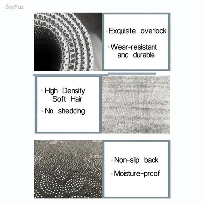 CLEANLY SOFTSTEP – Non-Slip Crystal Velvet Kitchen Mat for Elegant Home Comfort