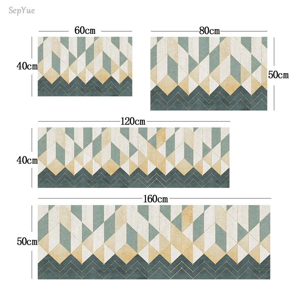 CLEANLY SOFTSTEP – Non-Slip Crystal Velvet Kitchen Mat for Elegant Home Comfort