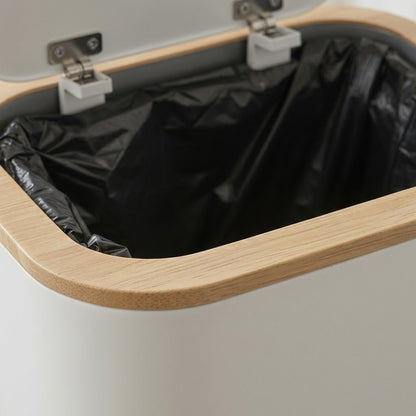 CLEANSIA – Minimalist Bathroom Waste Bin with Smart Lid Design