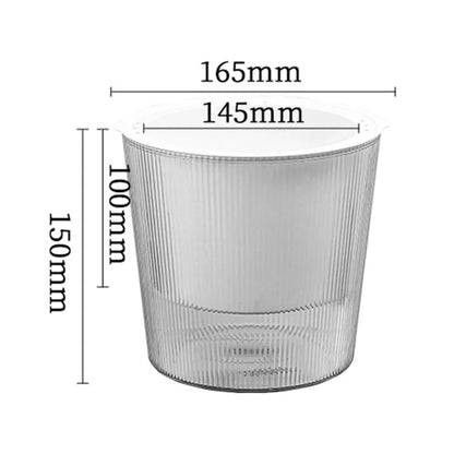 CLEARBLOOM – Self-Watering Clear Planter for Indoor & Outdoor Plants