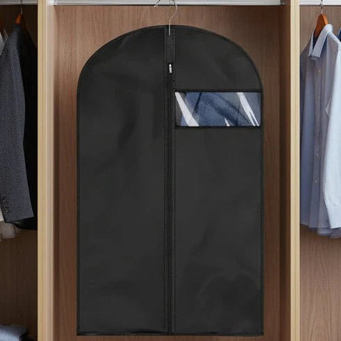 CLOTHARIA – Breathable Garment Cover Set 5-Pack with Clear Window Storage Sleeves