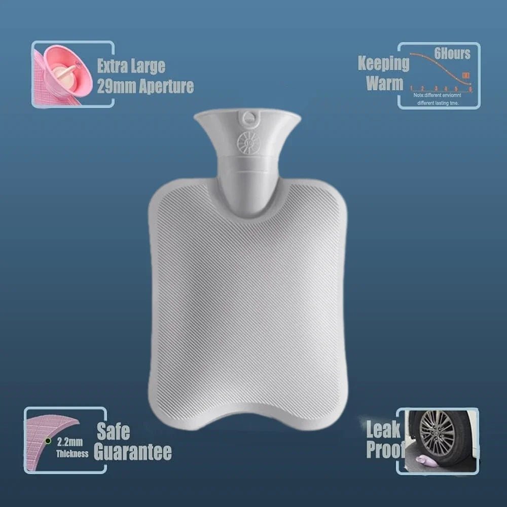 COMFORTH – 2L Hot Water Bottle with Soft Cover for Muscle and Back Pain