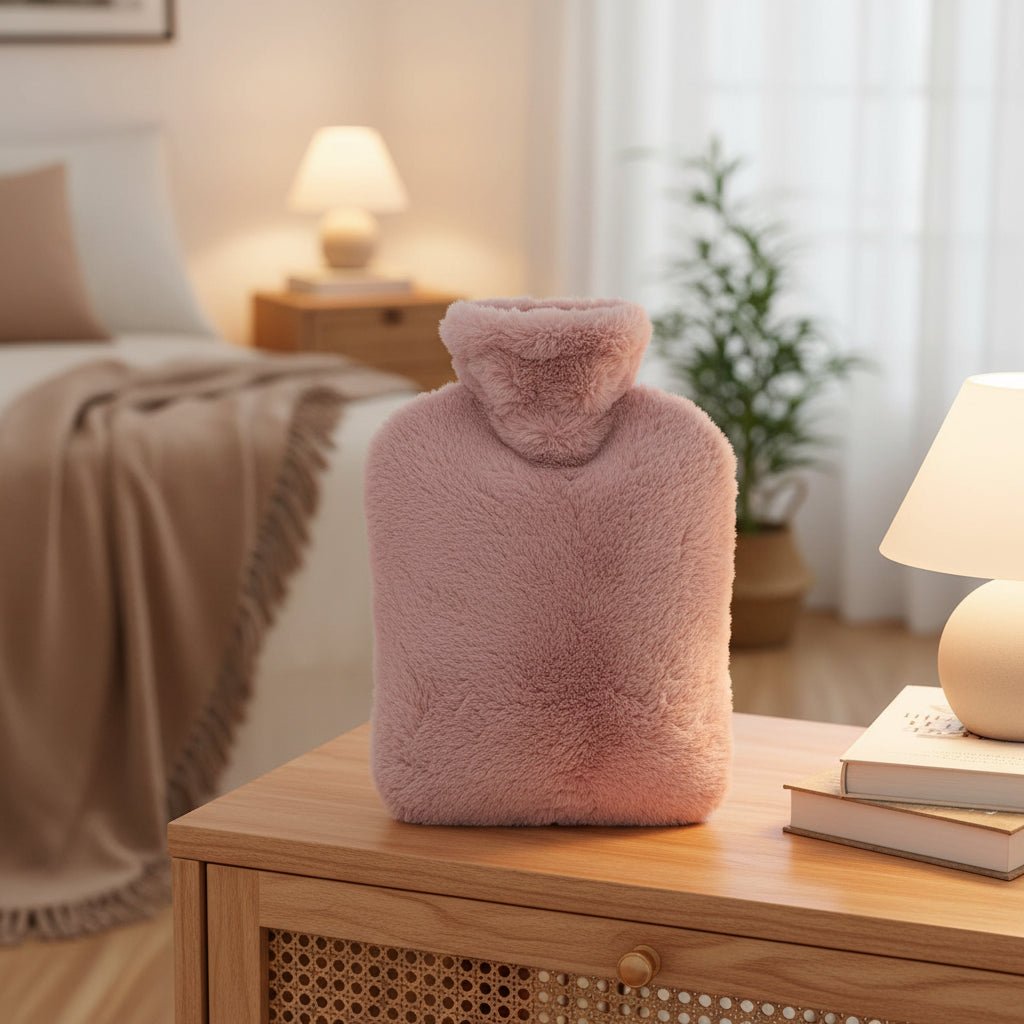 COMFORTH – 2L Hot Water Bottle with Soft Cover for Muscle and Back Pain