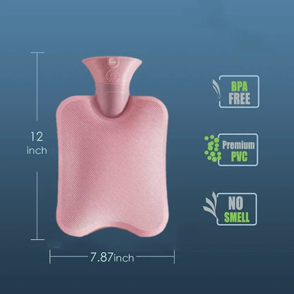 COMFORTH – 2L Hot Water Bottle with Soft Cover for Muscle and Back Pain