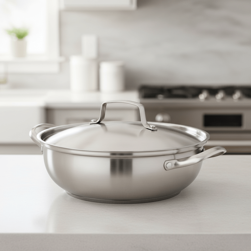 CookSphere – Premium 26 cm Stainless Pot for All Heat Sources