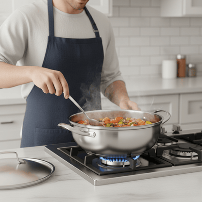 CookSphere – Premium 26 cm Stainless Pot for All Heat Sources