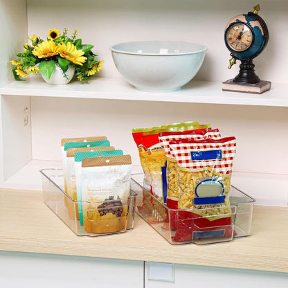 COOLORGANIZE – Transparent Refrigerator Storage Bins for Clutter-Free Kitchen