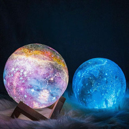 CosmoShine – Multicolor Moon Night Light with Remote Control