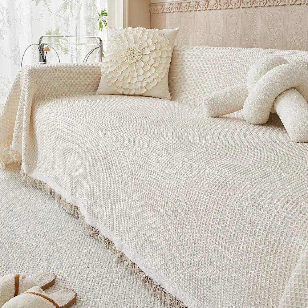 COTTONLY – Breathable Cotton Sofa Slipcover for Everyday Couch Protection