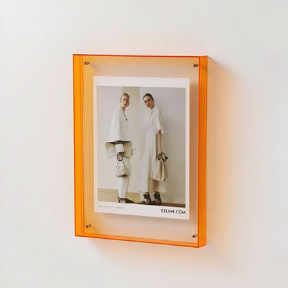 Crystaframe – Frameless Acrylic Photo Frame for a Floating, Modern Display