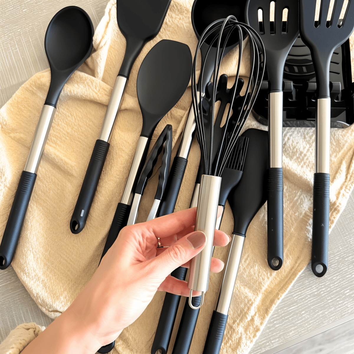 MEALMAKER SET – 12-Piece Silicone Kitchen Utensil Collection for Non-Stick Cooking