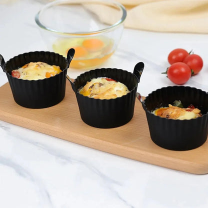 CUPBAKE – Premium Silicone Egg Cups, Non-Stick & Reusable, Set of 6