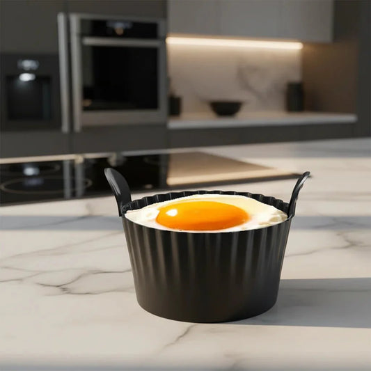 CUPBAKE – Premium Silicone Egg Cups, Non-Stick & Reusable, Set of 6