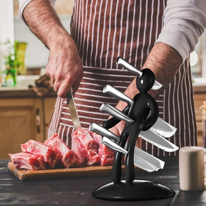 CUTMANE – Sculptural Human-Shaped Knife Organizer with Eco-Friendly Design