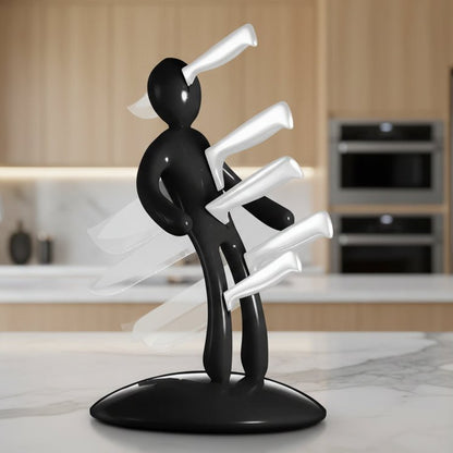 CUTMANE – Sculptural Human-Shaped Knife Organizer with Eco-Friendly Design