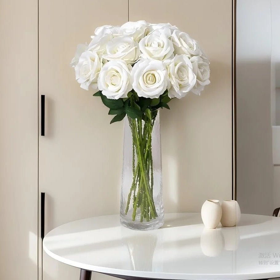 DECOVEL – Velvet Artificial Roses for Valentine's Day and Decorative Interior Arrangements