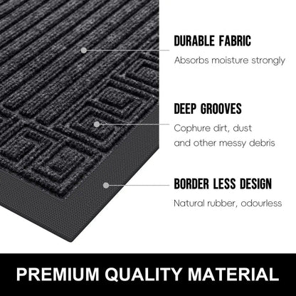 DIRTBLOCK – Rubber Anti-Slip Door Mat Designed for Powerful Dirt Trapping