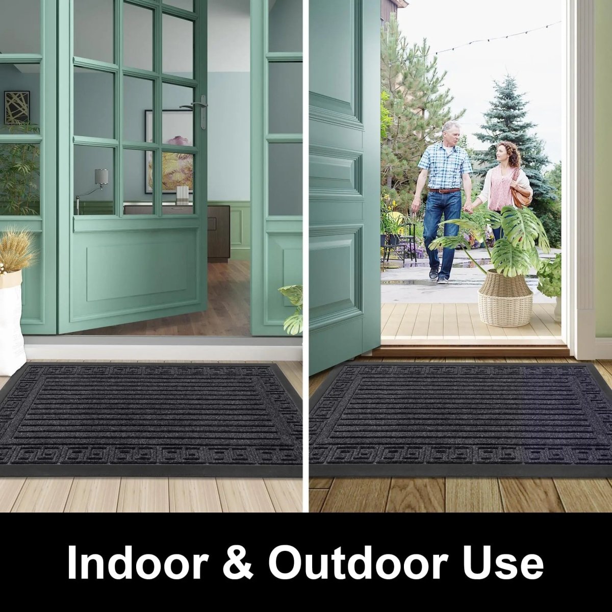 DIRTBLOCK – Rubber Anti-Slip Door Mat Designed for Powerful Dirt Trapping