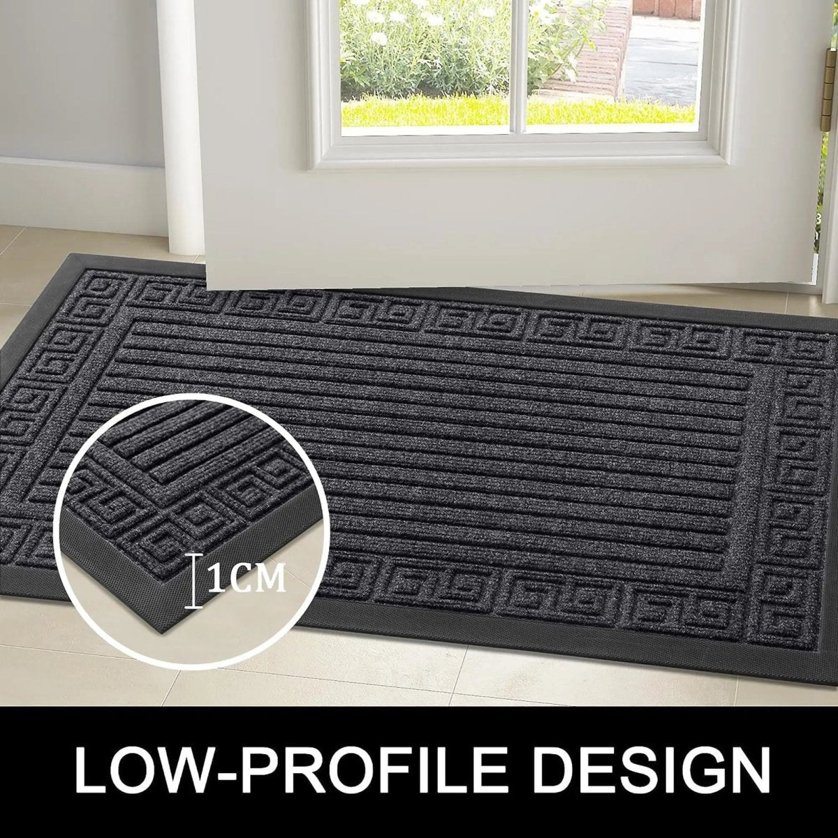 DIRTBLOCK – Rubber Anti-Slip Door Mat Designed for Powerful Dirt Trapping
